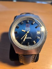 Omega Electronic F300Hz Genève Chronometer Blau Vintage