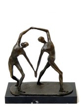 Tanzendes Paar Bronze Figur