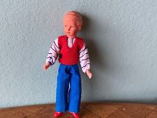 Junge Caco Biegepuppe  Puppe Puppenstube  Puppenhaus 1:12 dollhouse  doll boy