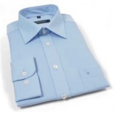 SEIDENSTICKER bügelfrei Blau 1/1-Arm KW 45 NEU - TJ