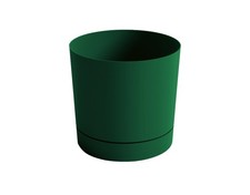 PARKSIDE® Pflanztopf Blumentopf mit Untersetzer Bristol grün Ø 28,7 x H 27,3 cm