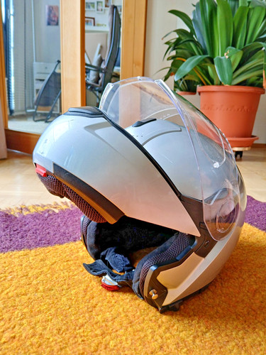 Schuberth klapphelm silber - klapphelm,