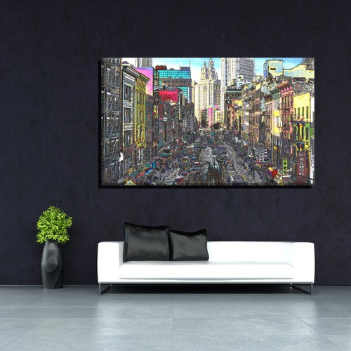 Leinwand bild xxl - leinwand, art