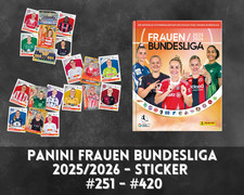 Panini Frauen Bundesliga 2025/2026 - 25/26 - Sticker zum Aussuchen #251 - #420