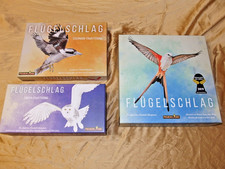 FLÜGELSCHLAG + ERWEITERUNG EUROPA ASIEN Feuerland Bundle Kennerspiel 2016 Vögel