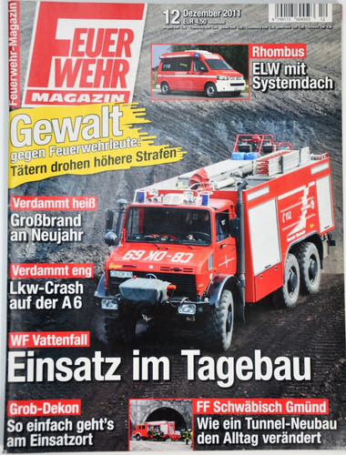 Feuerwehr magazin dezember - feuerwehr-magazin,