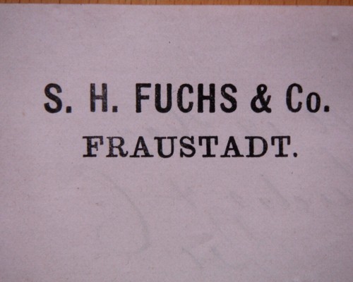 Fraustadt 1892 fuchs - fraustadt, &