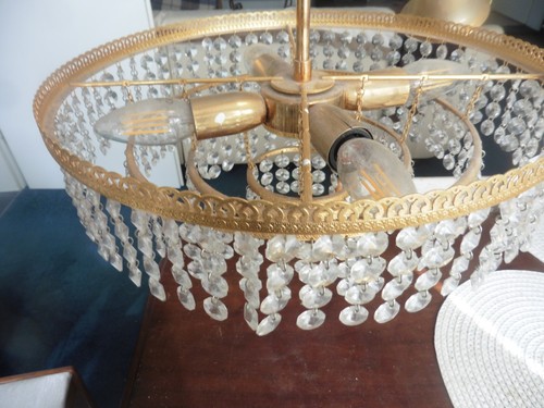 Deckenlampe mit glasbehang - mit,