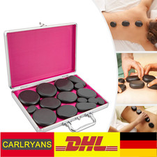 Massage-Set mit heißen Steinen Groß Erwärmer Heater Box Stein mit Heizbox