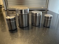 4x Edelstahl-Streuer