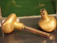 2 Jugendstil Fenster Tür Knauf Knäufe Griffe ANTiK Maße siehe Text