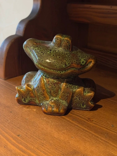 Vintage keramik frosch - frosch, /