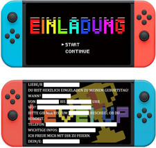 12X Einladungskarten