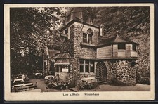 Ansichtskarte Linz a. Rhein, Cafe Winzerhaus am Kaiserberg 1926 