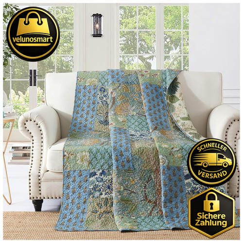 Qucover patchwork tagesdecke - qucover,