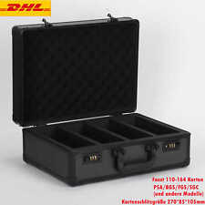 TCG Sammelkoffer Schutzkoffer fur gegradete Sammelkarten mit 4 Fächern Passwort