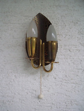 Tolle Vintage Tüten Wandleuchte-2 flammige Wandlampe aus den 50-60er Jahren.
