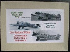 Classic Plane Junkers W 34hi