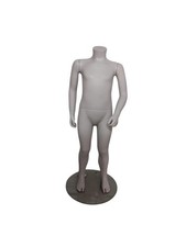 Schaufensterpuppe, Kind, Grau