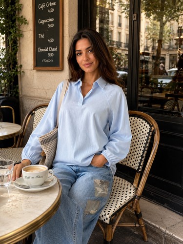 Bluse schlupf hemd - bluse,