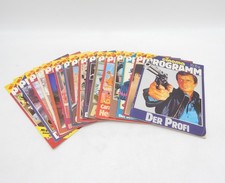 Cinema Programm Heft 16 Stück Nr. 1+2/10+11/13/16-22/29-32 mit Poster 80er Jahre