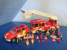 9463 + 5364 Feuerwehr Brandmeister Leiterwagen  4819 5361 9462 Playmobil 6988