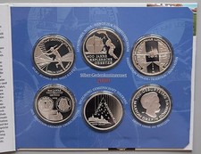 BRD: Jahressätze 10 Euro Gedenkmünzen in PP, original FOLDER, TOP ZUSTAND !!!