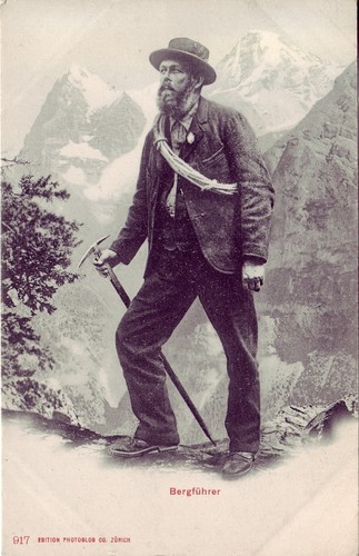 B3343 schweiz bergführer - ak,