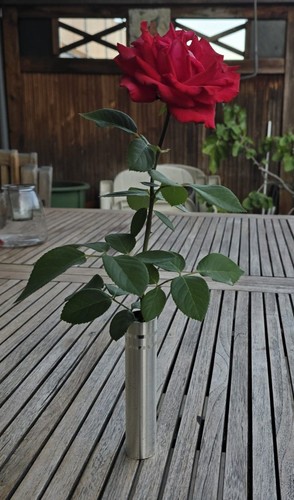 Edelstahl tischvase - edelstahl,