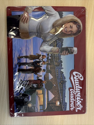 Budweiser budvar blechschild - budweiser,