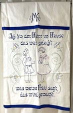 Handtuch-Vorhang Paradehandtuch Vorhängetuch 100 Jahre Handarbeit Retro