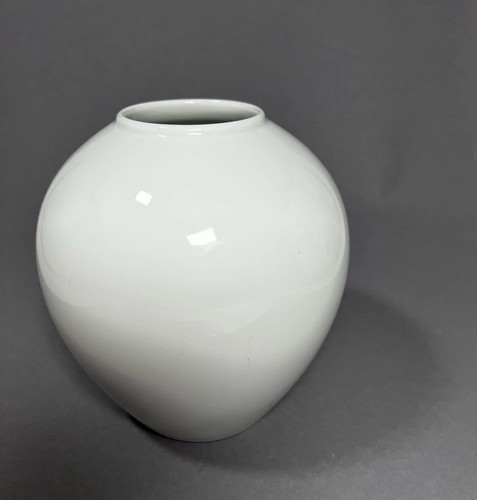 Kpm vase eiform weiß siegmund - vase,