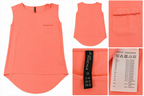 Jean pascale damen bluse - pascale,