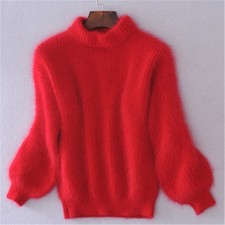Damen Kunst Mohair Pullover