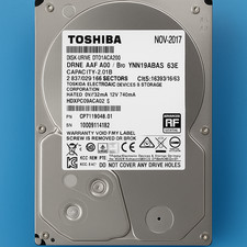 Toshiba HDD,DT01ACA200 2TB 7200RPM 64Mb Cache Sata III 3,5" Zoll