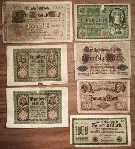 Historisches banknoten lot - historisches, banknoten-lot