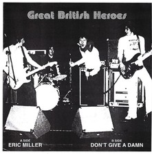 Great British Heroes / GBH - Eric Miller 7" ORANGE VINYL Ray Burdis UK Punk KBD