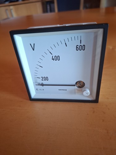 Siemens anolog voltmeter - siemens, 600v
