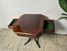 Antik englischer Mahagoni Tablett Tisch England  Beistelltisch Konsole Kommode