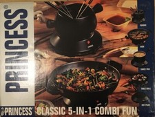 Fondue Wok Tischgrill Princess Classic 5 in 1 Combi Fun