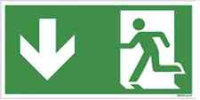 Fluchtweg Notausgang Schild