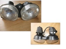 Frontscheinwerfer für eine Cagiva Mito 8P Ez 91 05236