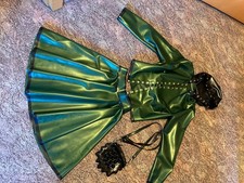 Latex- Set, Jacke, Rock und
