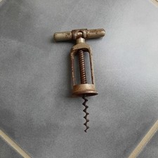 Patent-Korkenzieher Metall Küche Haushalt Bar Wein Getränk alt #253569