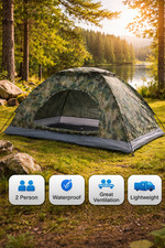 Campingzelt personen - campingzelt, 2