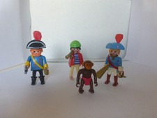 Playmobil 3750 V1 - Piratenschiff Besatzung Kapitän, 2x Piraten, Affe - RAR-TOP!
