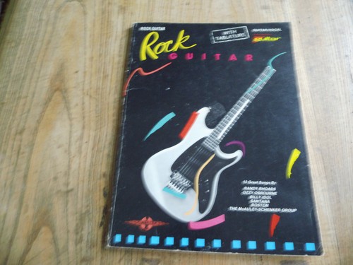 Rock guitar with tablature - guitar,
