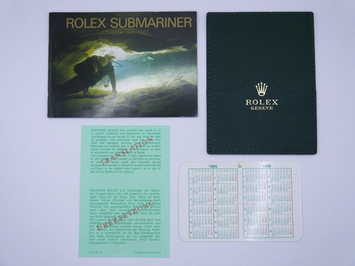 Rolex submariner booklet set - rolex,