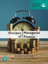Principles of Managerial Finance Global Edition by Chad J. Zutter PAPERBACK