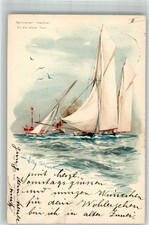 13998234 - Spinnacker Manoever Segelboote Stoewer, W. 1899
